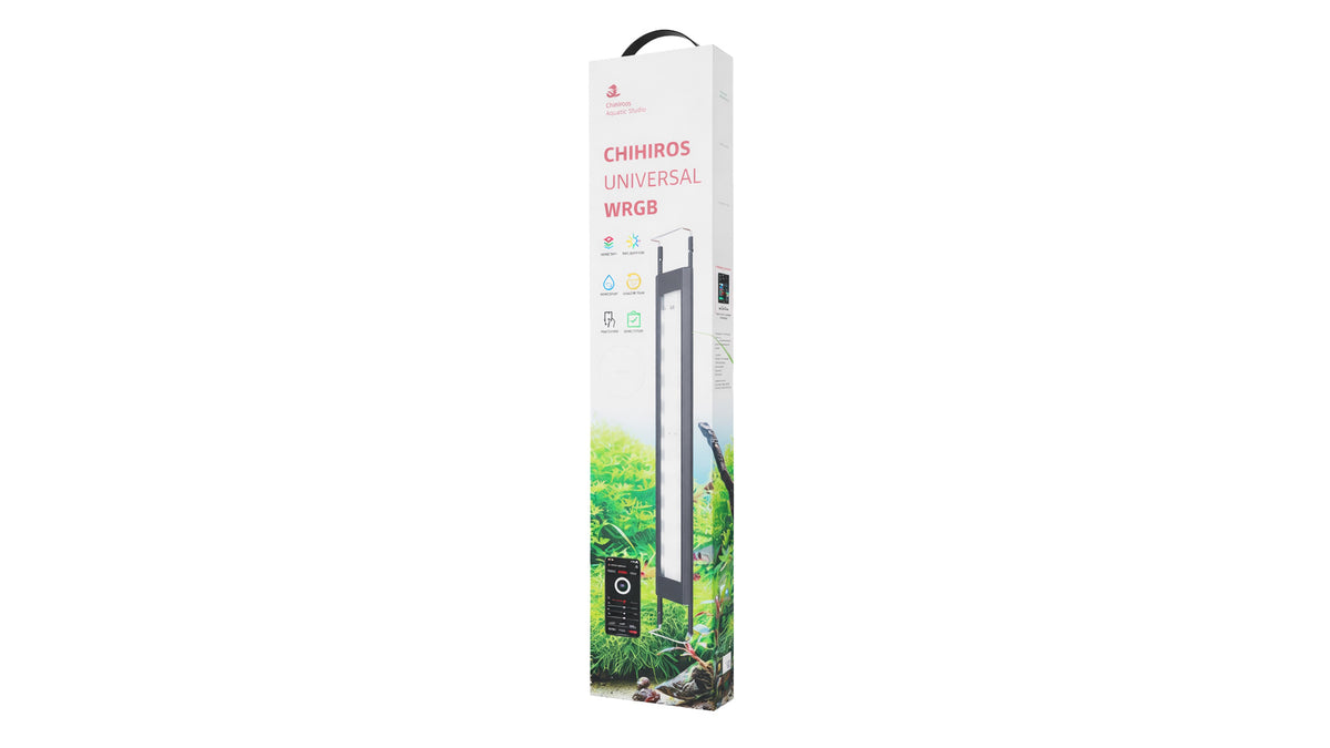 Chihiros Universal WRGB inkl. Controller verpackung von Vorne