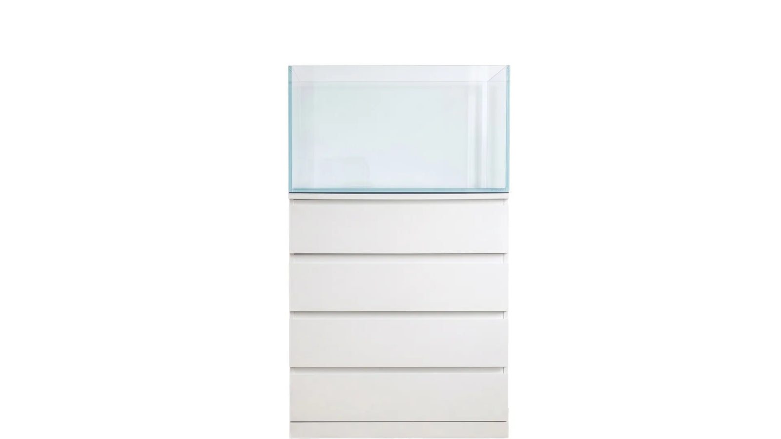 111 Liter Aquarium 70x39,5x40 cm passend für IKEA Kullen mit klarer Glasfront, kompakter Bauform und moderner Optik für Aquaristik im Wohnraum