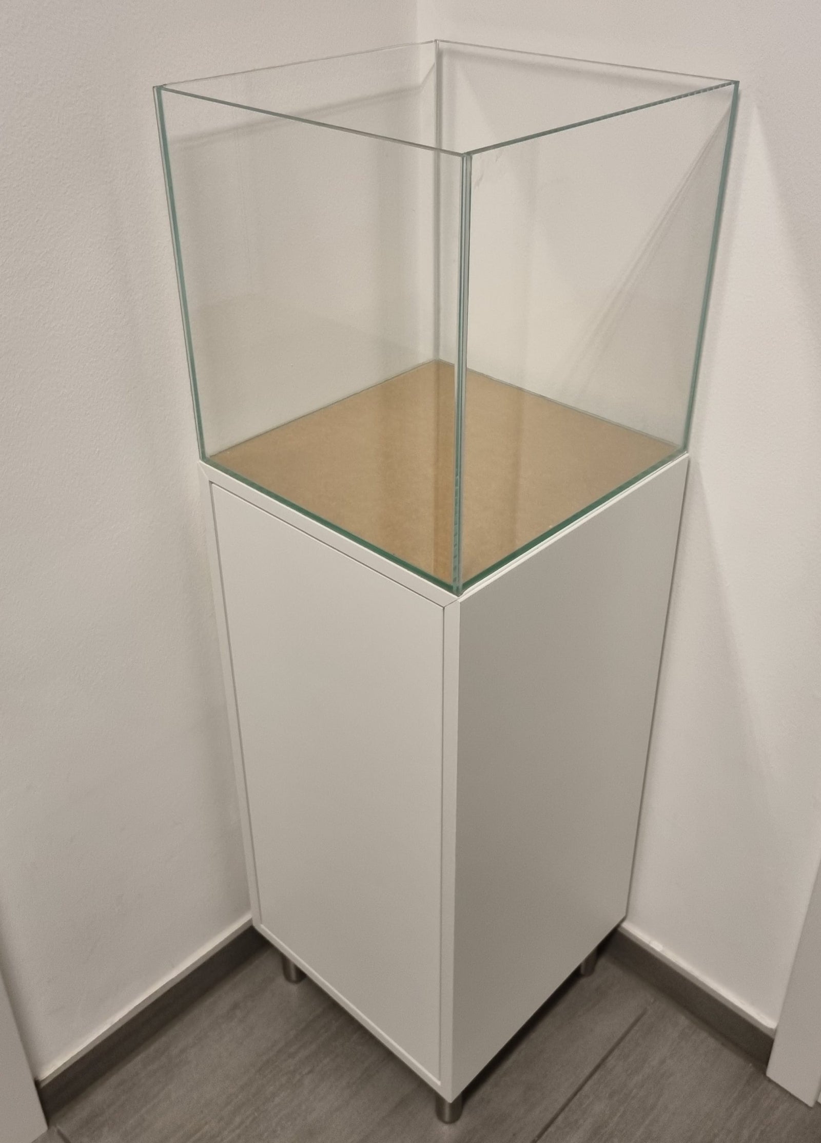 42L Weißglas Aquarium 34,5x35x35 cm IKEA Eket