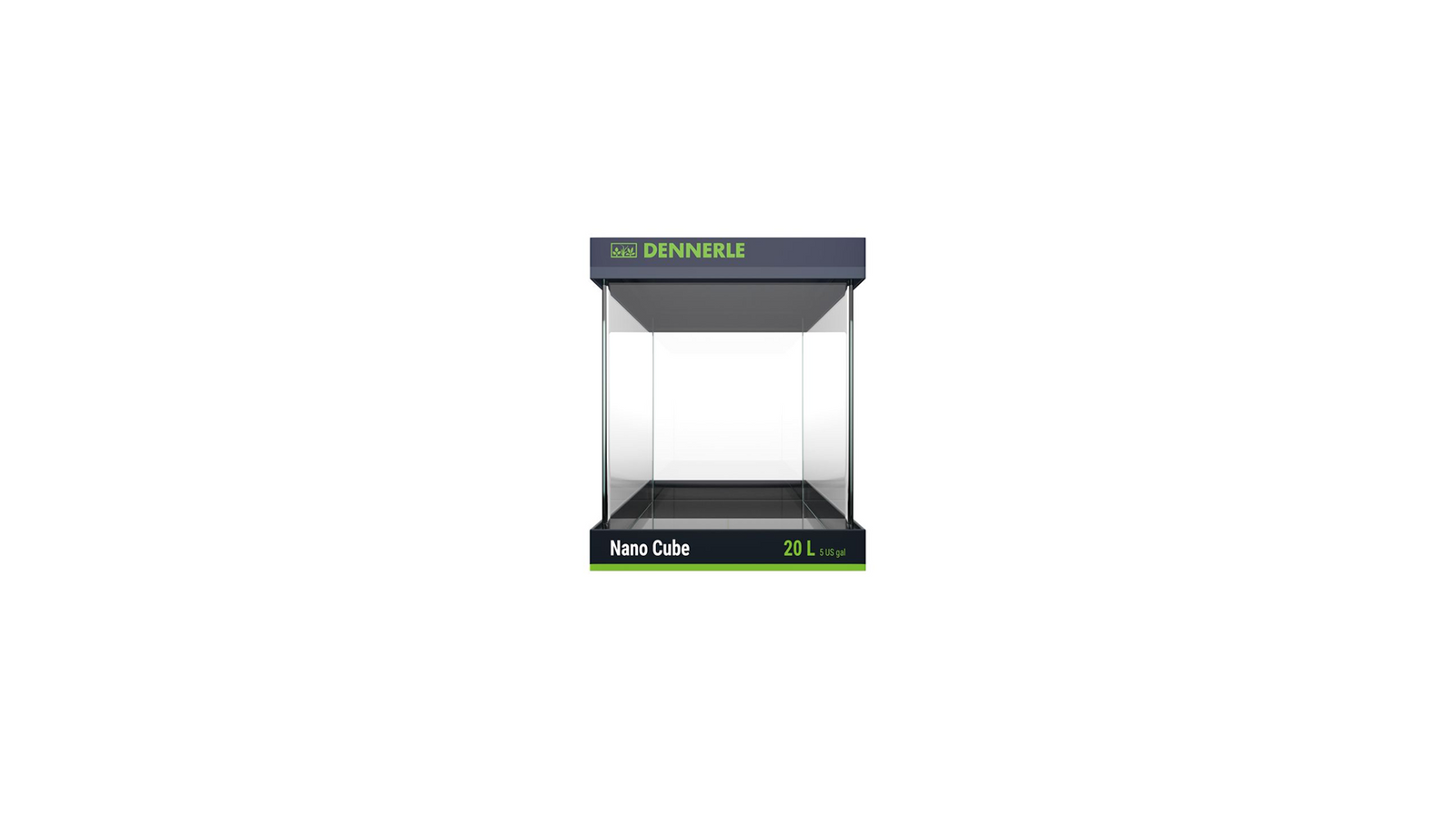 Dennerle Nano Cube Mini-Aquarium mit abgerundeten Ecken