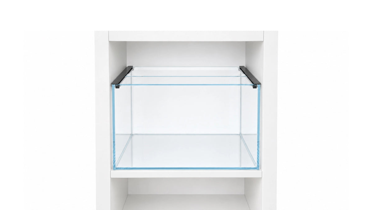 27 Liter Kallax Aquarium passend für IKEA Kallax Regal in weißglas