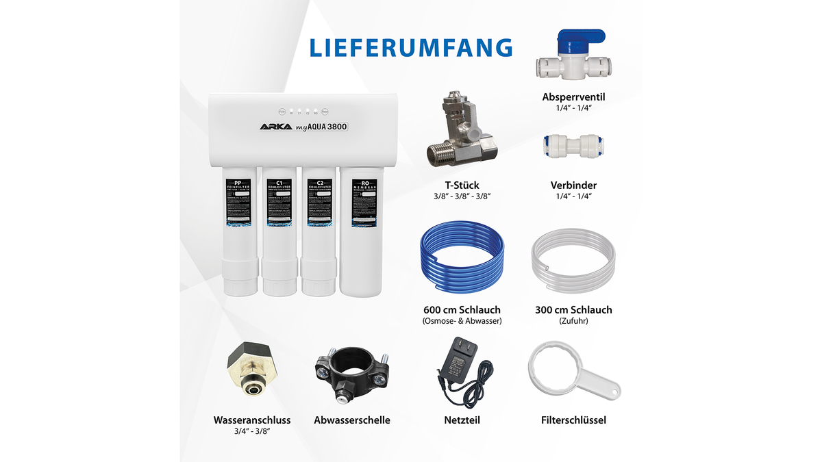 ARKA myAQUA 3800 Umkehrosmoseanlage