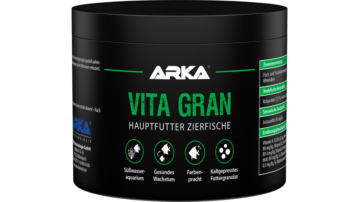 ARKA Vita GRAN - Granulatfutter fuer Zierfische