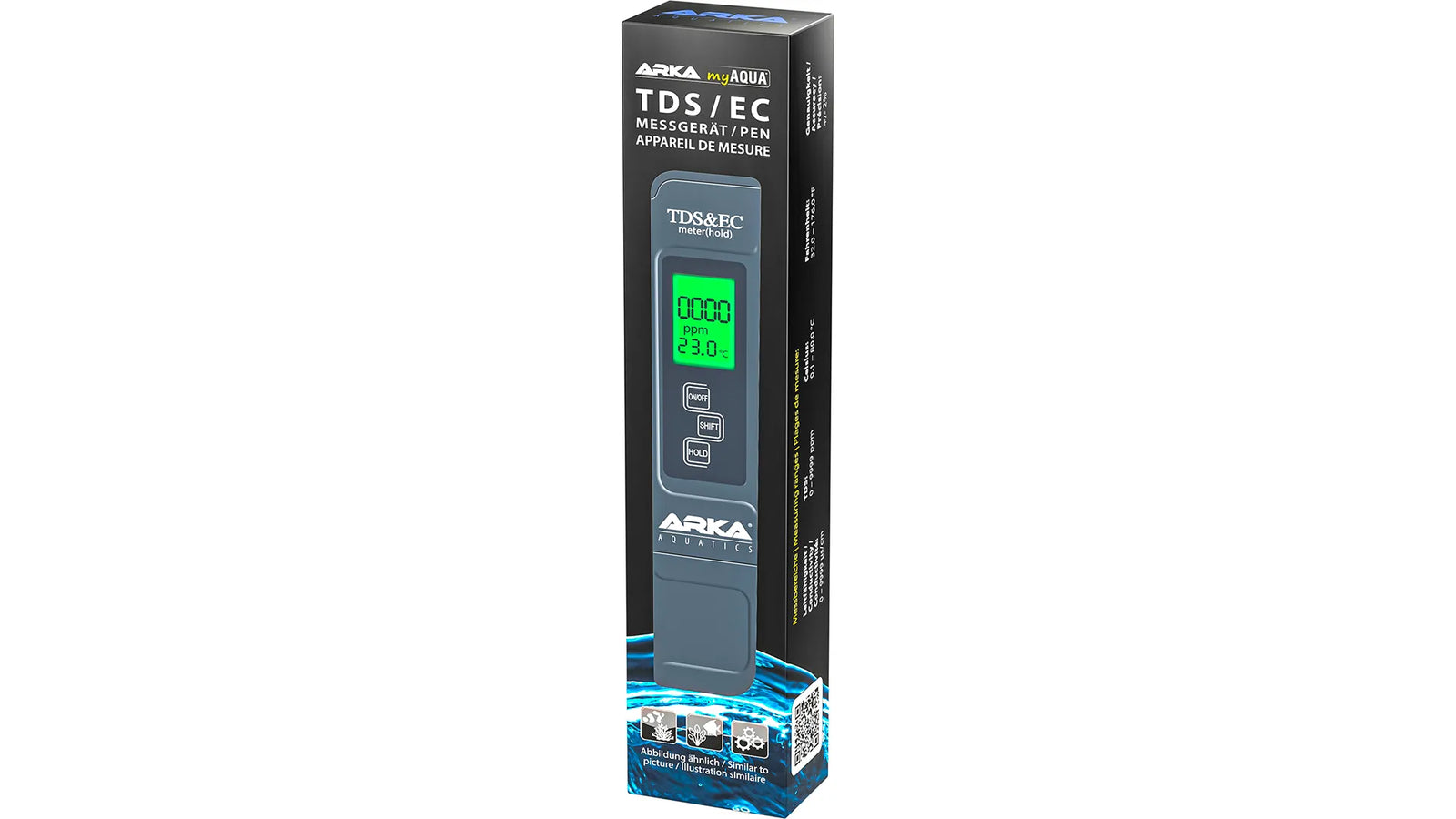 ARKA TDS/EC Messgerät für Wasserqualität