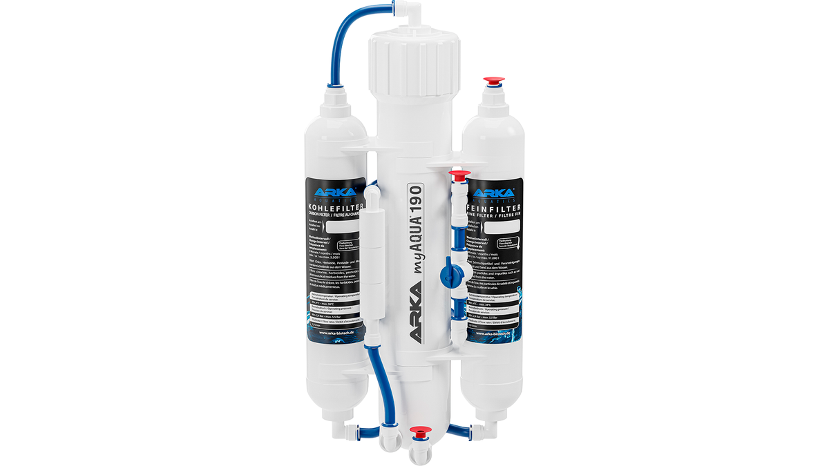 ARKA myAqua entfernt Schadstoffe & Bakterien
