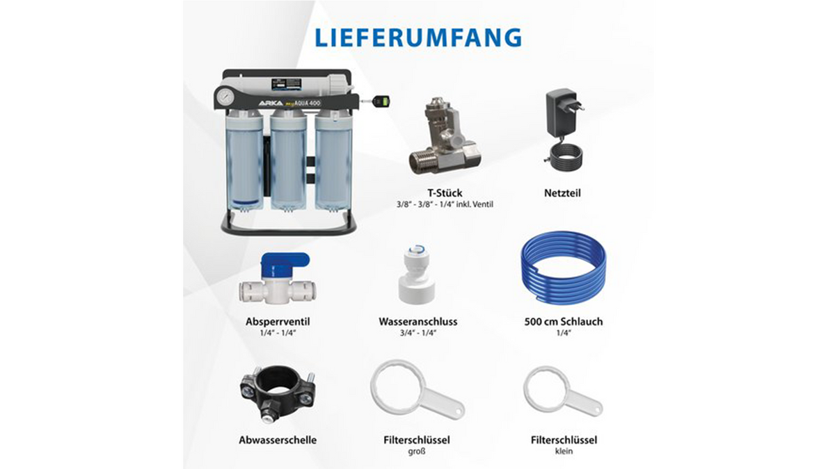 ARKA myAQUA 400 - Umkehrosmoseanlage fuer die Aquaristik