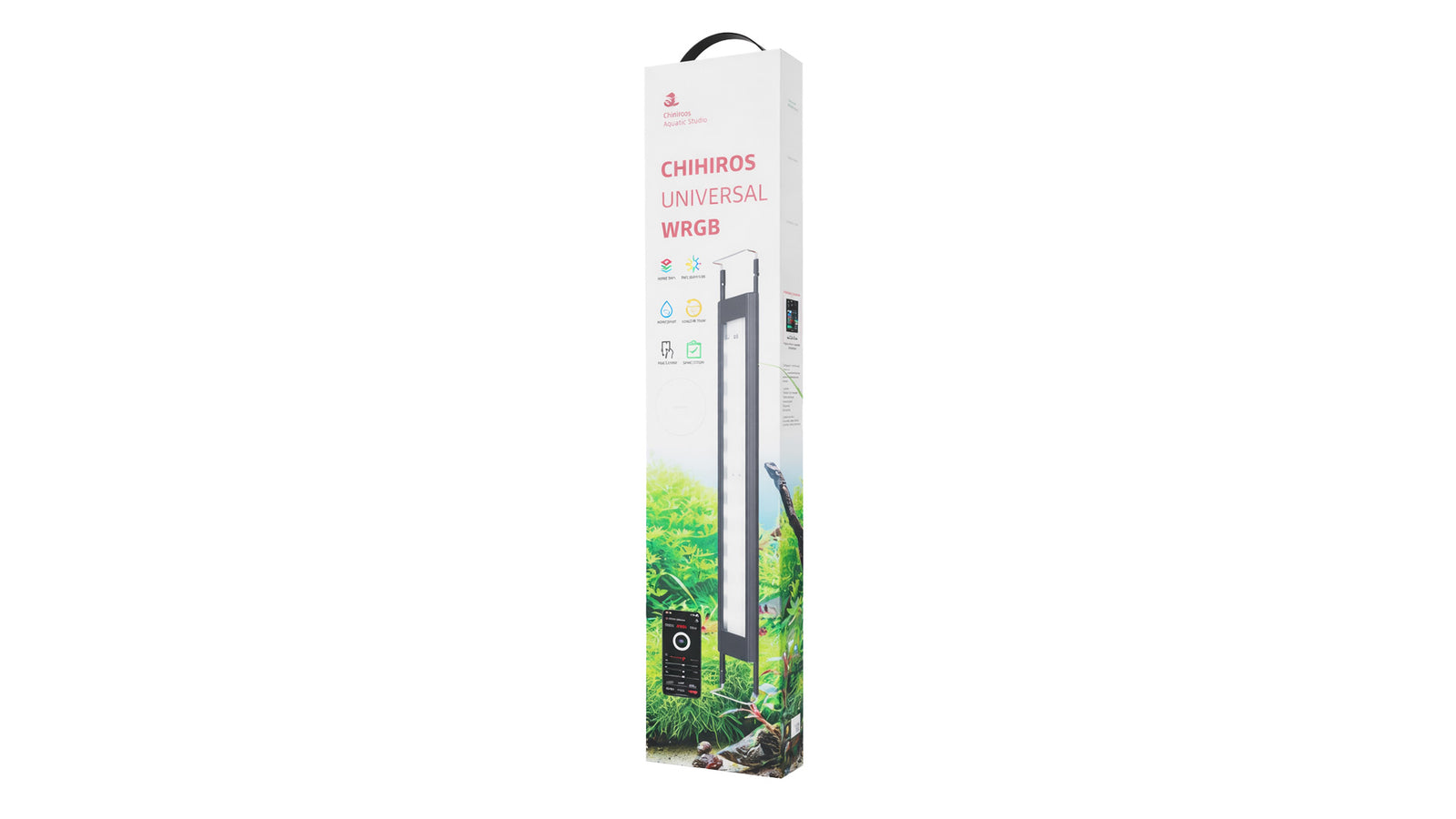 Chihiros Universal WRGB inkl. Controller Verpackung von vorne und hinten