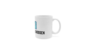 Hochwertige spülmaschinenfeste Flossengenossen Tasse aus Keramik
