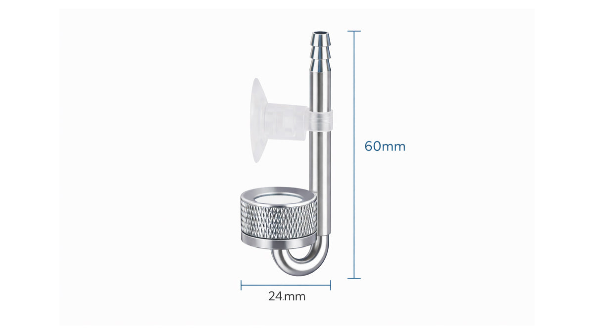 GarnelenTv Premium - CO₂ Diffusor Maßangaben und Größe
