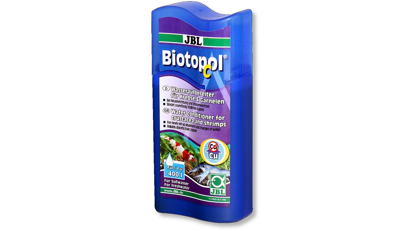 JBL Biotopol C Wasseraufbereiter für Garnelen und Krebse 100 ml