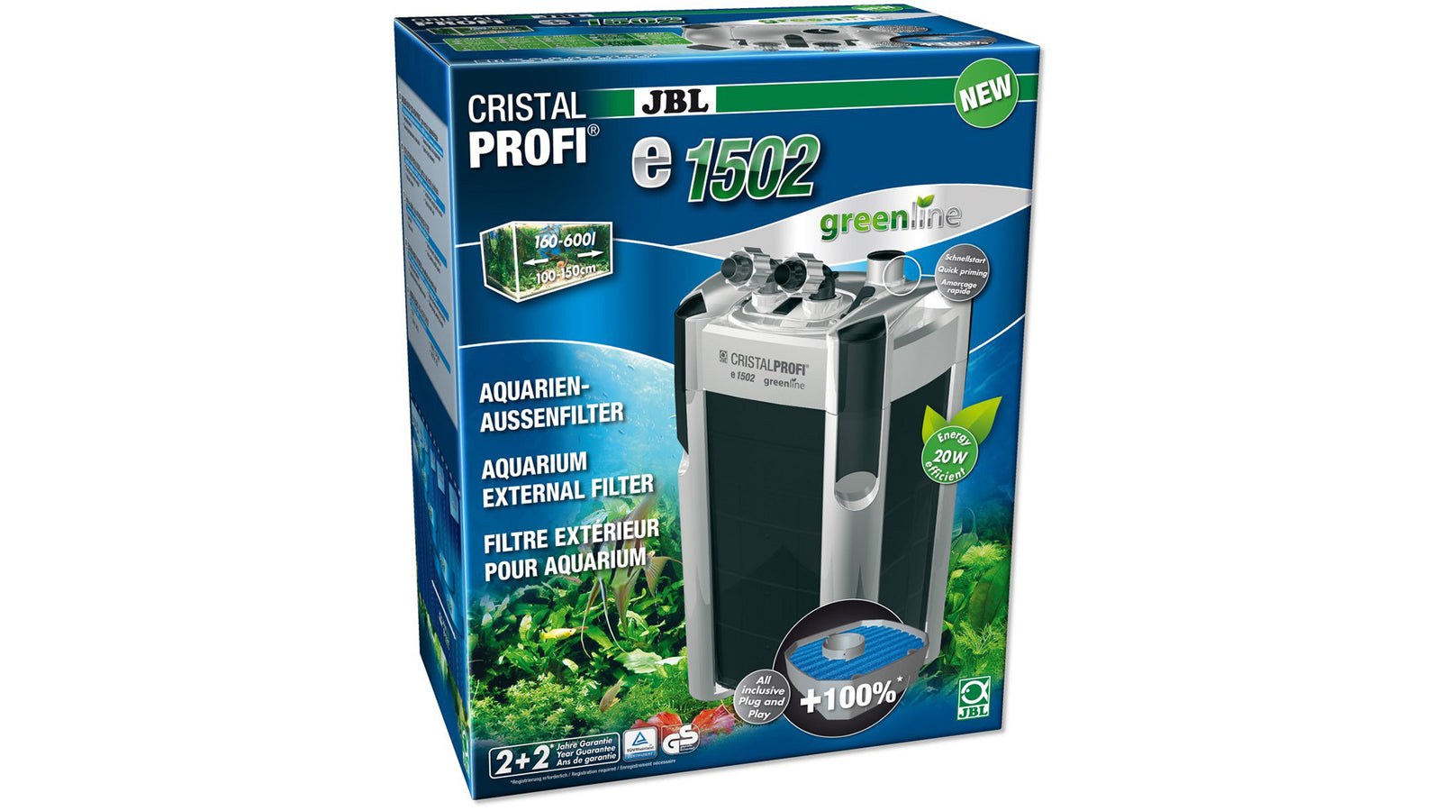 JBL CRISTALPROFI e1502 greenline - GarnelenTv-Shop

JBL CristalProfi e1502 Außenfilter für Aquarien
