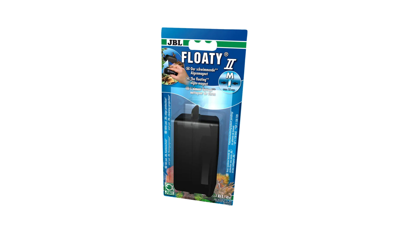 Magnetische Reinigung von Aquarienscheiben mit JBL FLOATY II