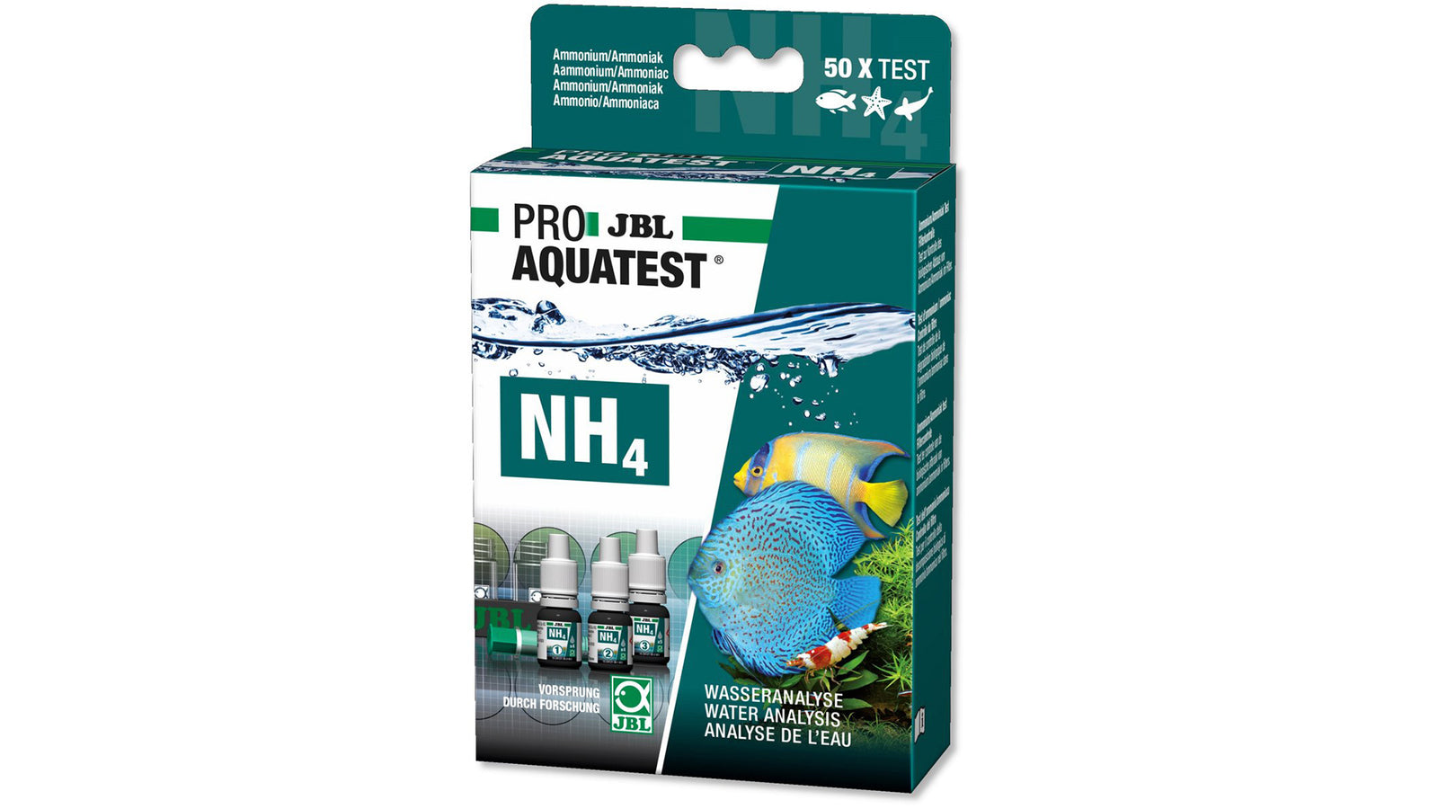 JBL PROAQUATEST NH4 Ammonium - GarnelenTv-Shop

JBL PROAQUATEST NH4 Ammonium Schnelltest für Aquarium und Teich
