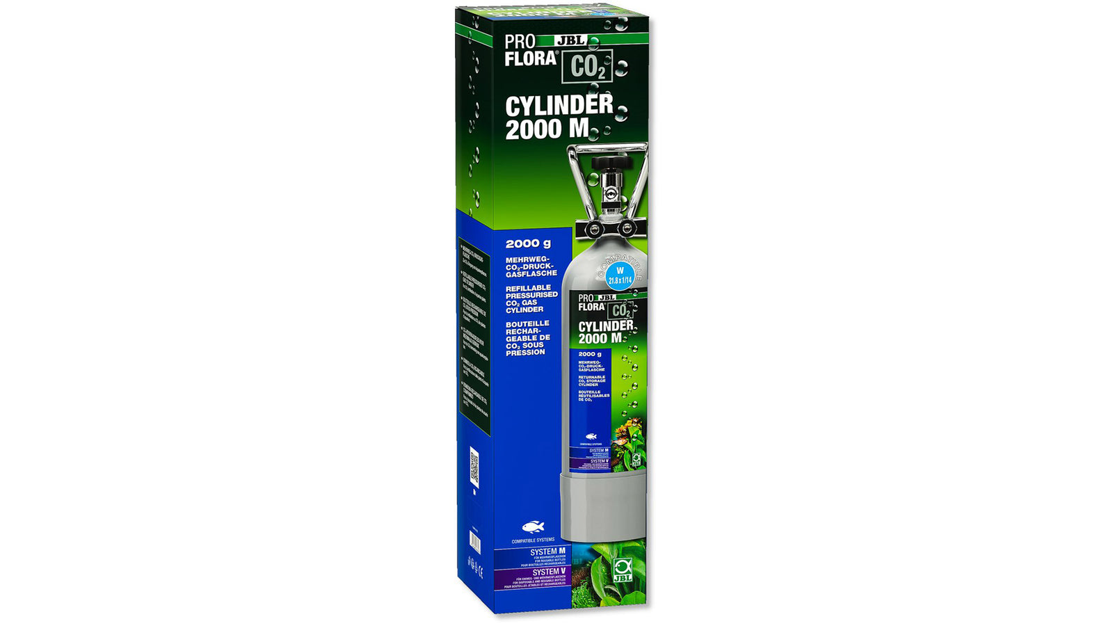 JBL PROFLORA CO2 CYLINDER 2000 M - GarnelenTv-Shop

JBL CO2 Vorratsflasche mit Standfuß und Sicherheitsventil
