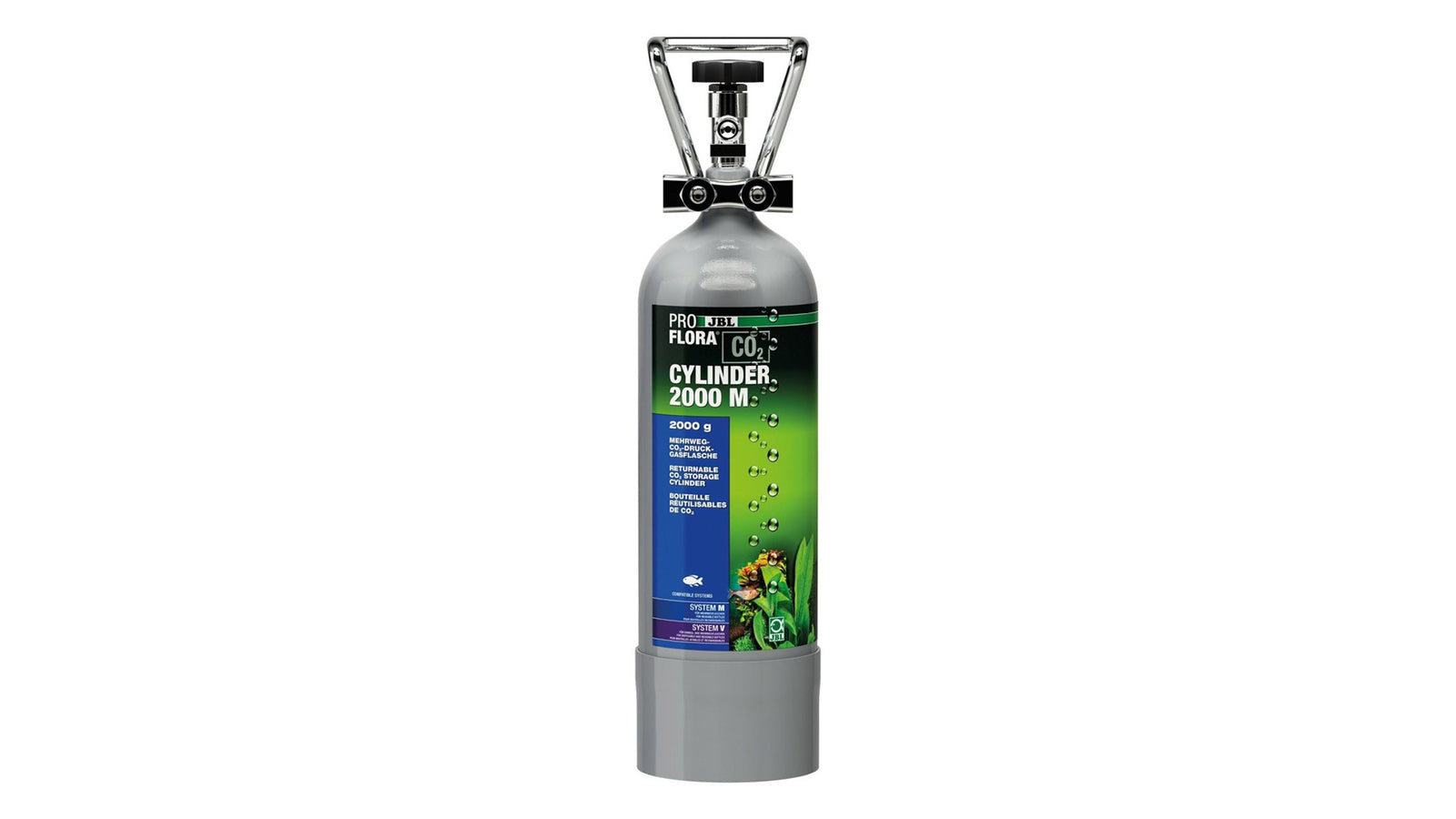 JBL PROFLORA CO2 CYLINDER 2000 M - GarnelenTv-Shop

JBL CO2 Vorratsflasche mit Standfuß und Sicherheitsventil
