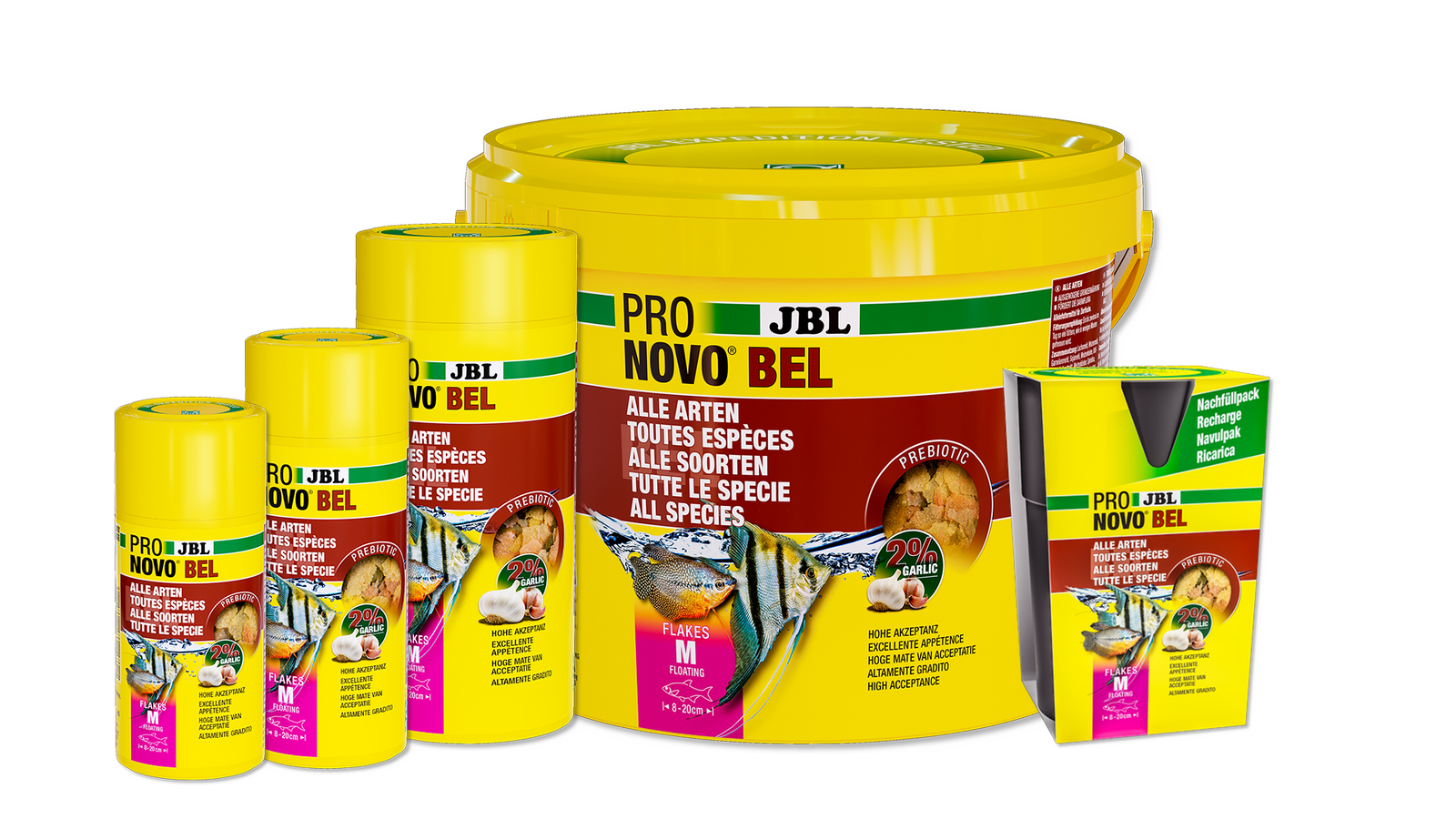 JBL PRONOVO BEL Flockenfutter für Zierfische