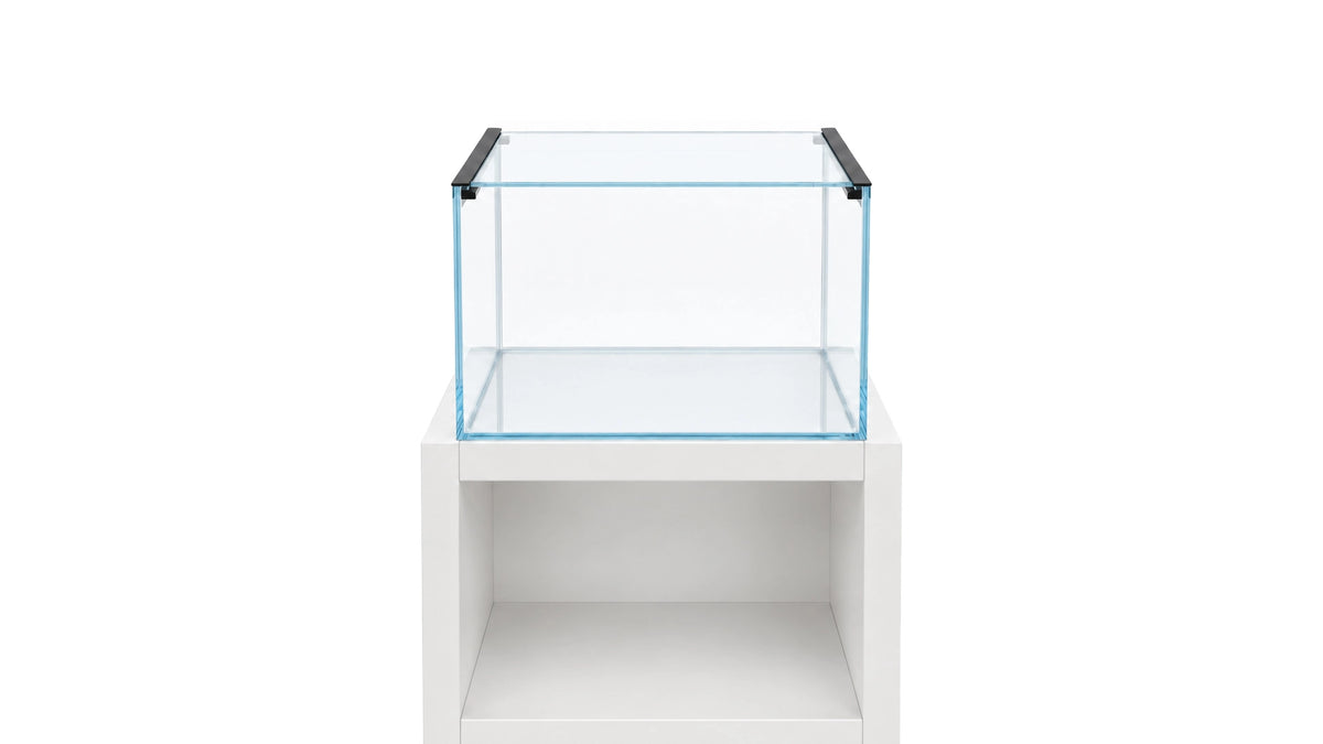 27 Liter Kallax in weißglas Aquarium