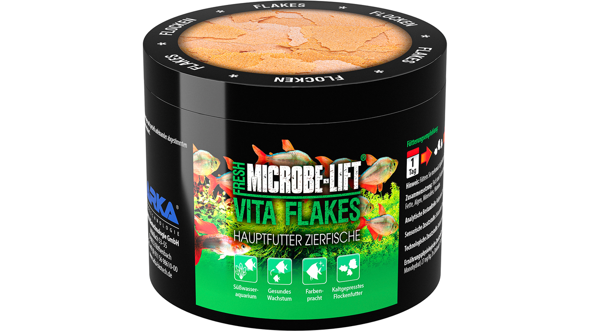 Microbe-Lift Vita Flakes Flockenfutter für Zierfische