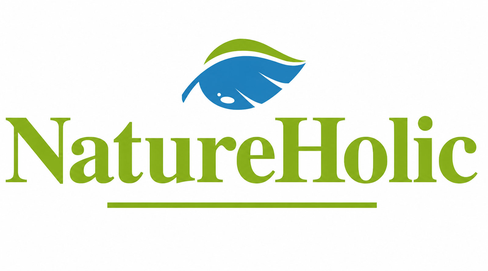 NatureHolic Logo auf weißem Hintergrund