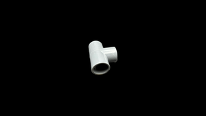 PVC T-Stück 25mm 90° Rohrverbindung Grau
