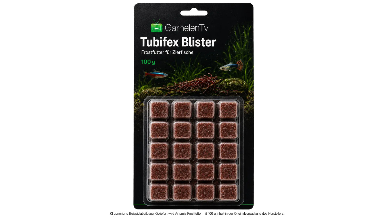 Tubifex Blister 100 g - Frostfutter