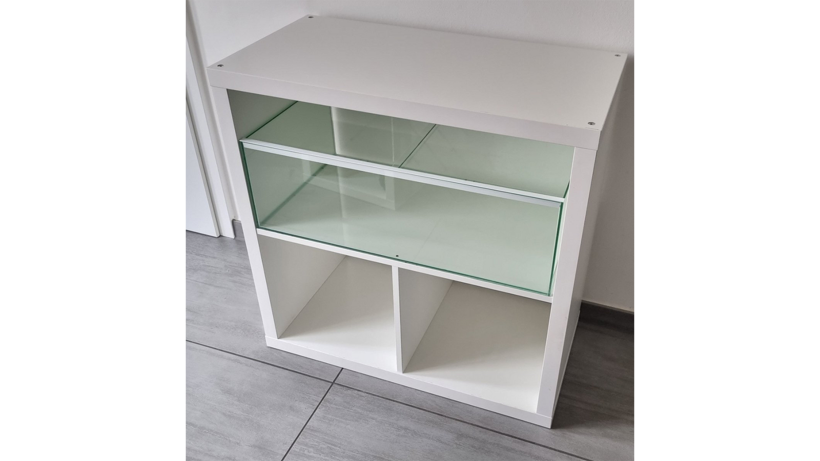Aquarium 68x38x22cm (LxTxH) 57l für IKEA Kallax - Versandkostenfrei!