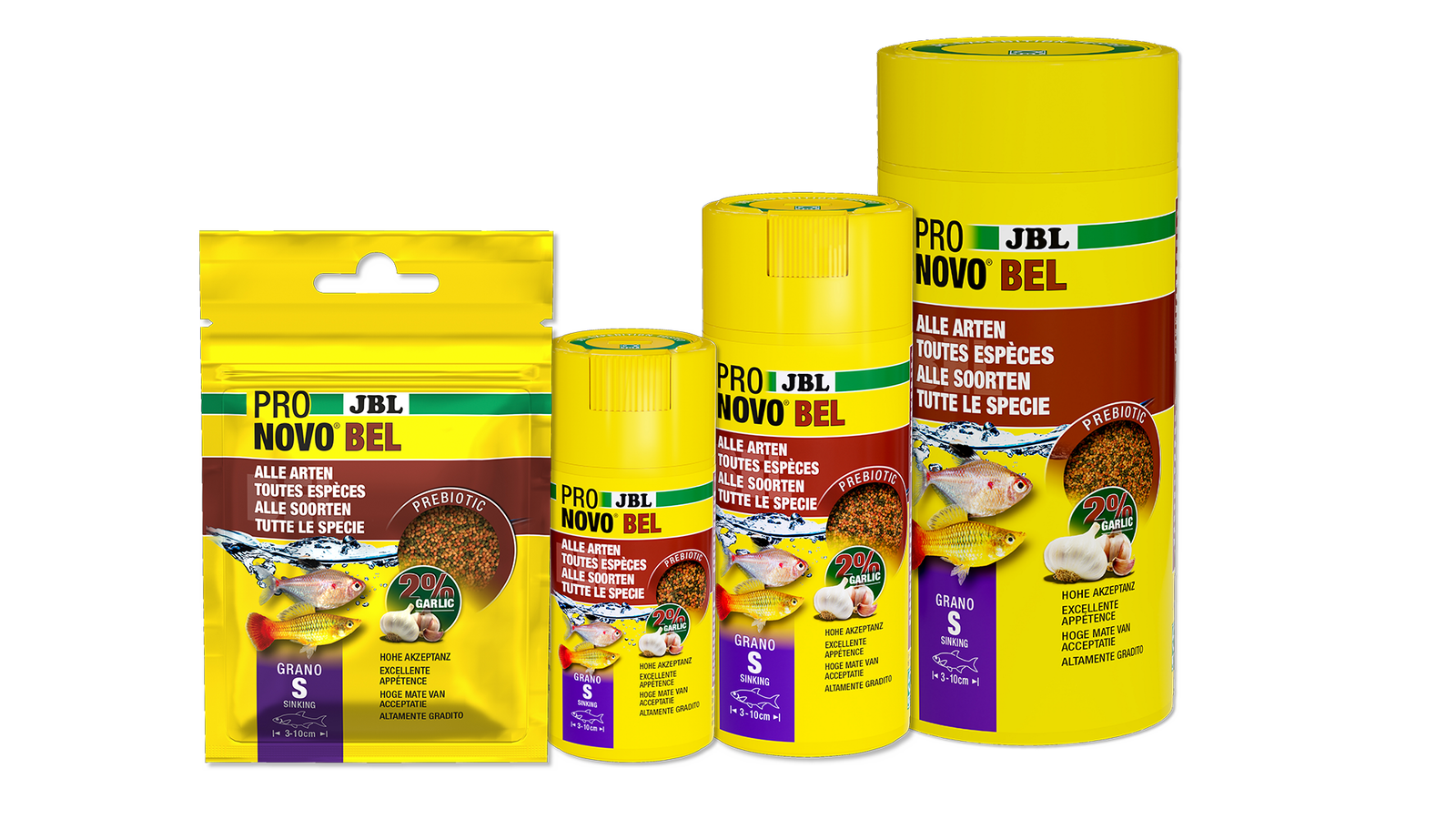 JBL ProNovo Bel Grano S Hauptfutter für Zierfische