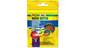 Kampffisch frisst JBL PRONOVO BETTA GRANO im Aquarium