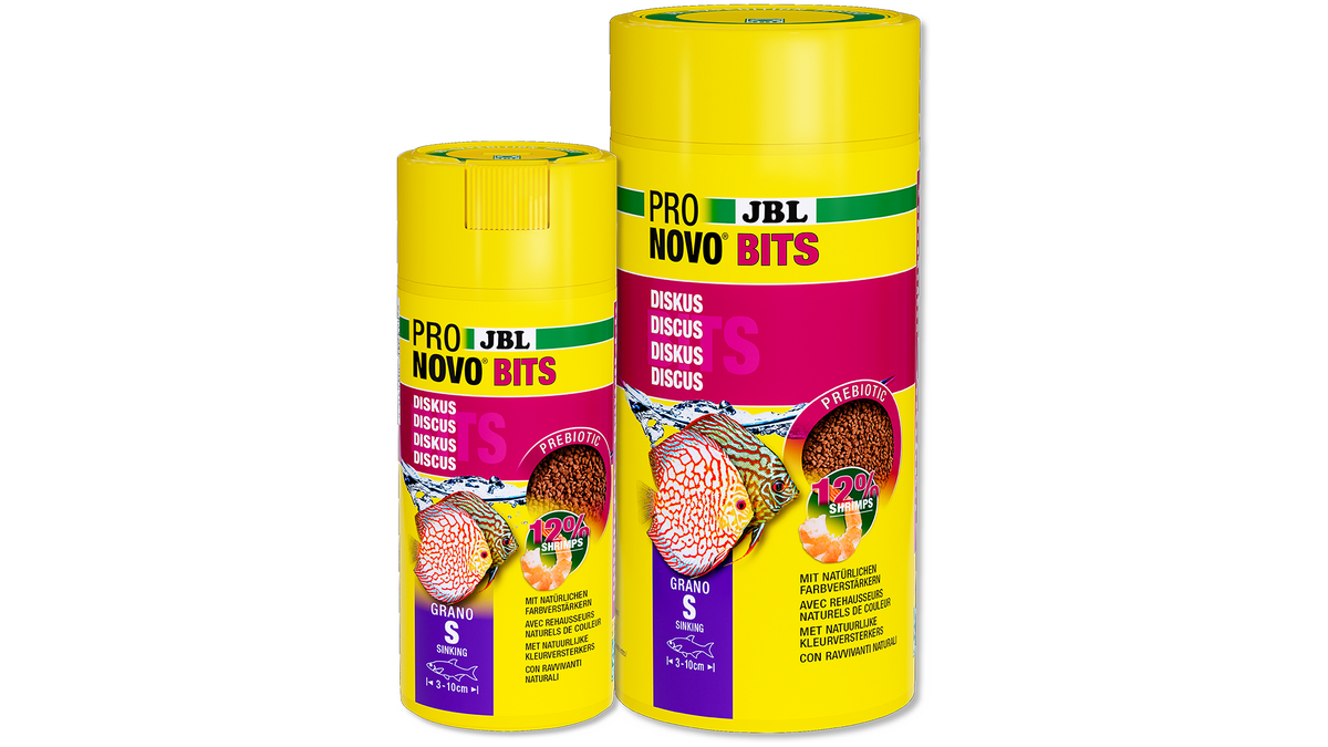 JBL PRONOVO BITS GRANO S Hauptfutter für Diskus und Cichliden
