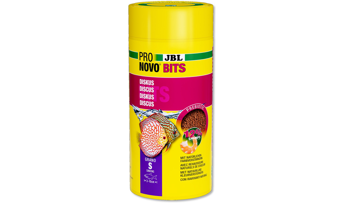 JBL PRONOVO BITS GRANO S Dose mit Futter für Diskusbuntbarsche