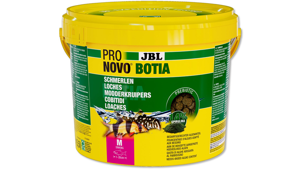 JBL PRONOVO BOTIA TAB M – Naturnahe Ernährung für Schmerlenarten