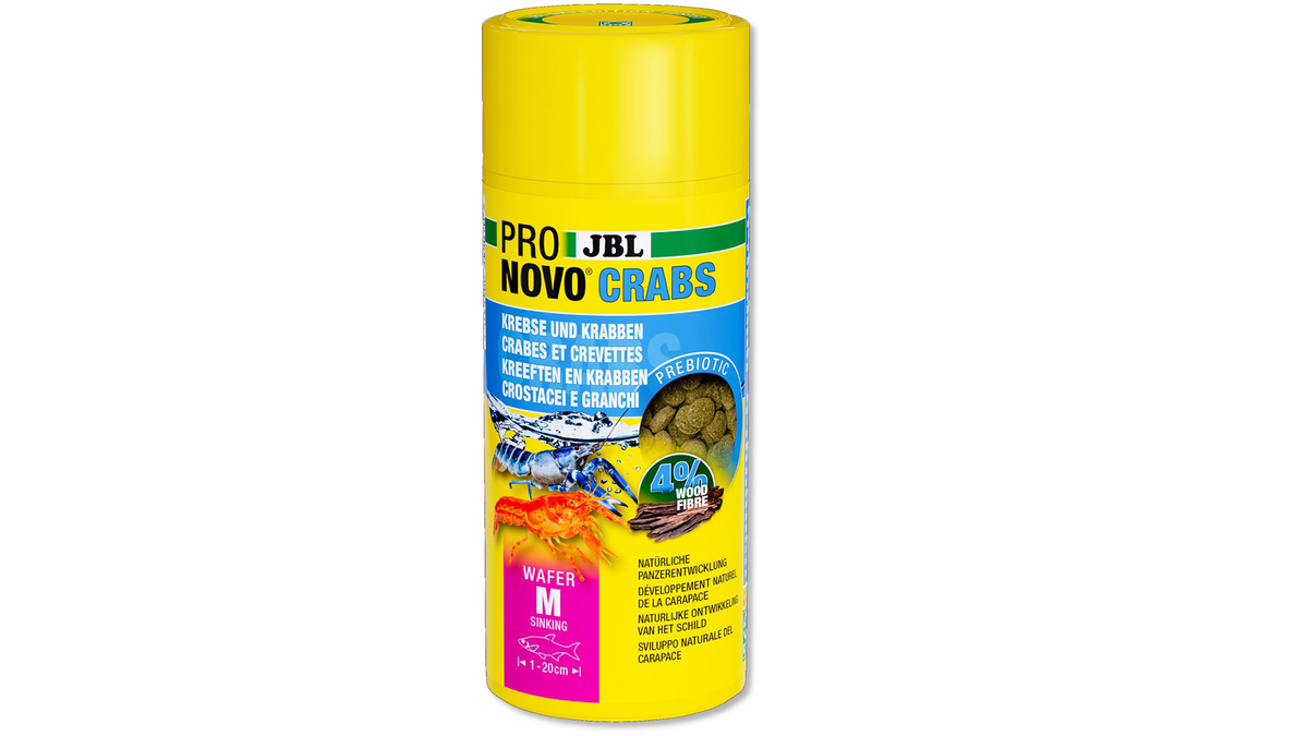 JBL PRONOVO CRABS WAFER – Präbiotisches Futter für Scherengarnelen