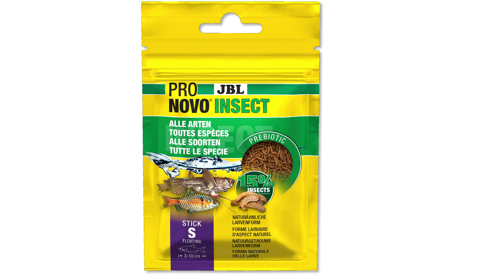 JBL PRONOVO INSECT STICK S for Aquarium Fish

JBL ProNovo Insect Stick S Futtersticks für Zierfische

