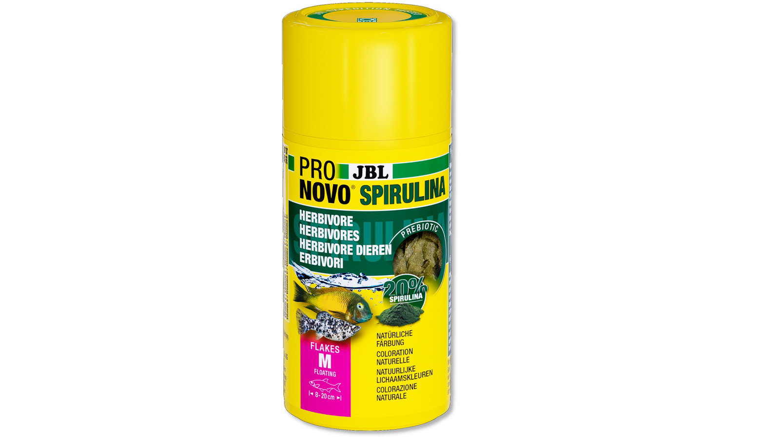 JBL PRONOVO Spirulina Flakes for Aquarium Fish