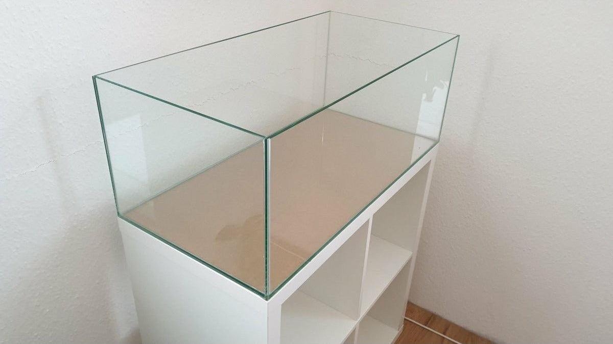 90l Kallax - Aquarium 76,5x39x30cm (LxTxH) für IKEA Kallax - GarnelenTv-Shop