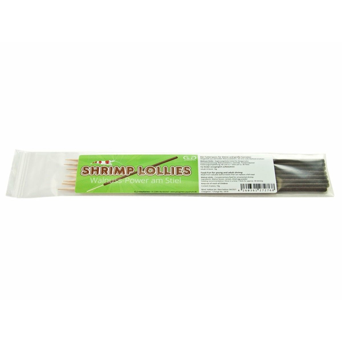 GlasGarten Shrimp Lollies - Walnuss Power - GarnelenTv-Shop

GlasGarten Shrimp Lollies Walnuss Power für Garnelen

