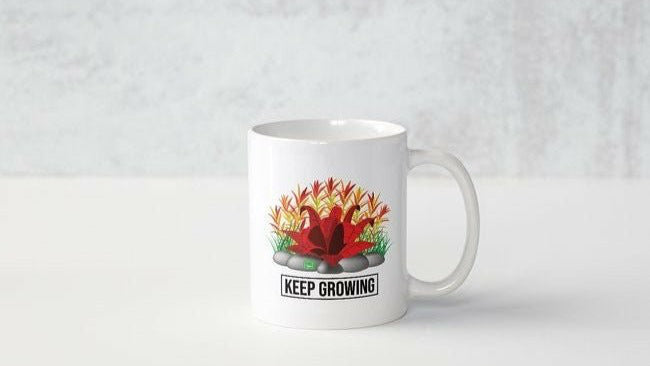 "Keep Growing" Tasse - GarnelenTv Merchandise - GarnelenTv-Shop
Keep Growing Tasse mit zweiseitigem Druck und 325 ml Fassungsvermögen