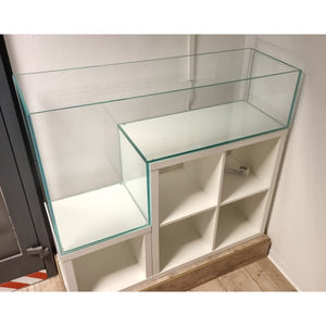Aquarium mit Floatglas-Boden und 10mm Glas

