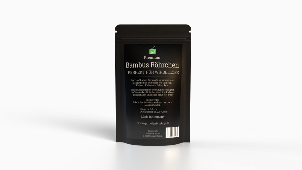 Verpackung der Bambusröhrchen