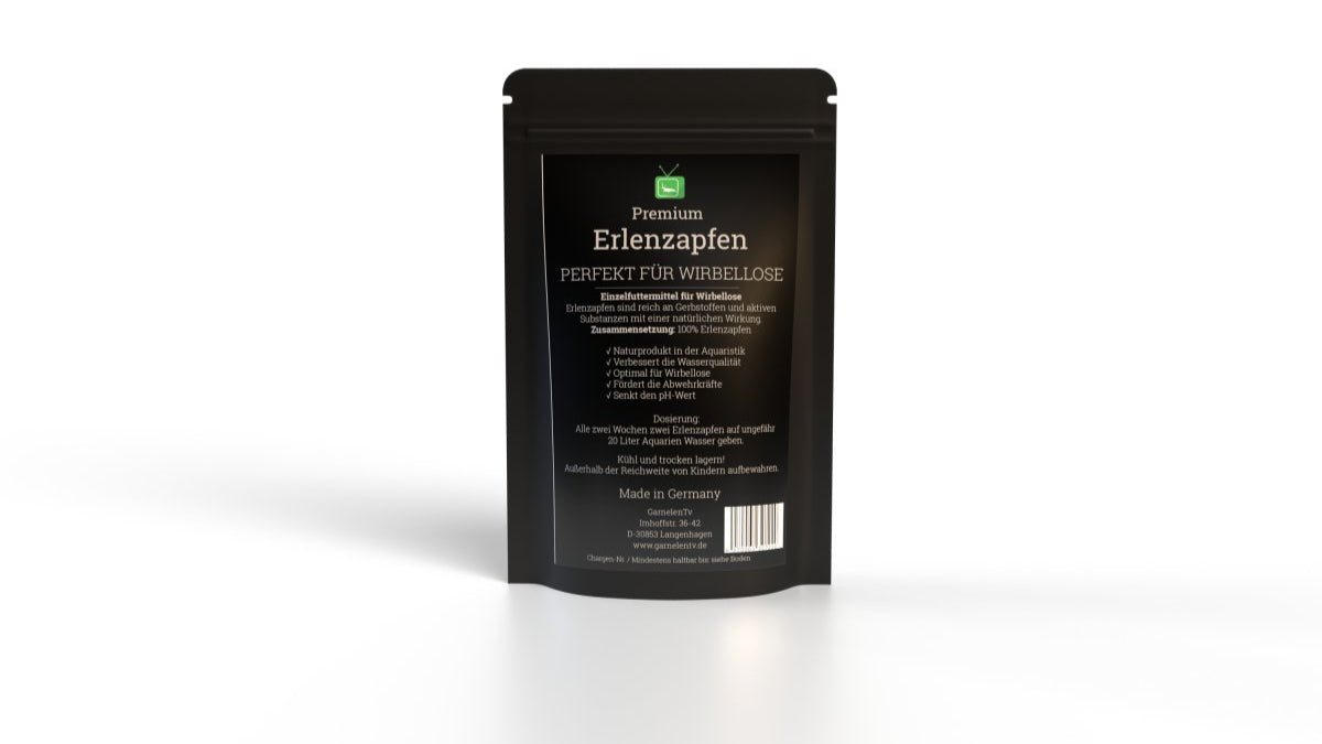 Verpackung mit Premium Erlenzapfen