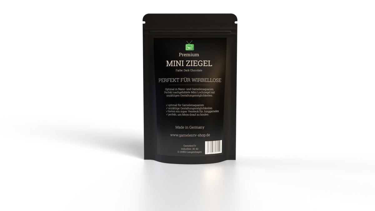 Premium Mini Ziegel "Chocolate" - GarnelenTv-Shop

Verpackung der Premium Mini Ziegel "Chocolate"


