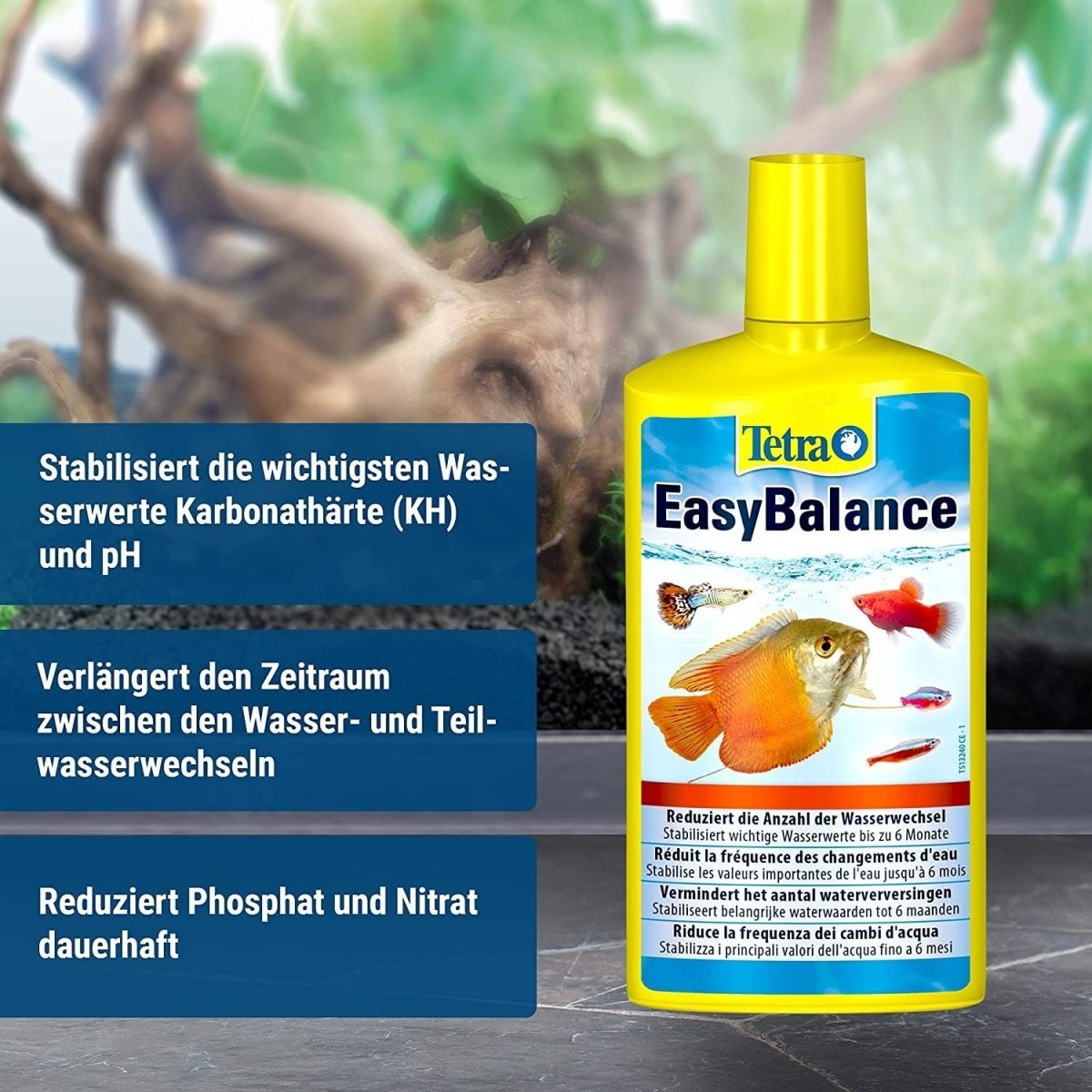 Tetra EasyBalance optimiert Wasserqualität und stabilisiert Werte